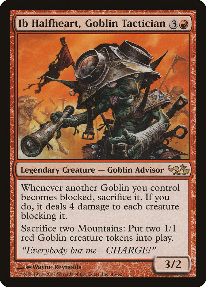 Ib Halfheart, Goblin Tactician [Duel Decks: Elves vs. Goblins] | Nerdhalla Games