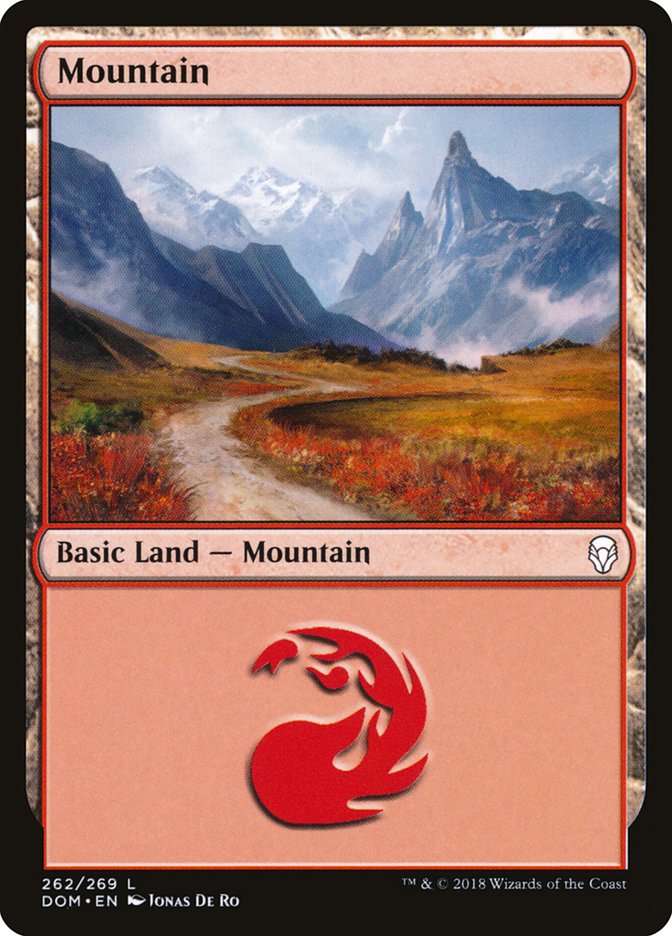 Mountain (262) [Dominaria] | Nerdhalla Games