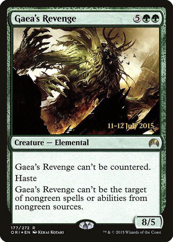 Gaea's Revenge [Magic Origins Prerelease Promos] | Nerdhalla Games