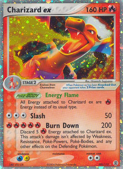 Charizard ex (105/112) [EX: FireRed & LeafGreen] | Nerdhalla Games