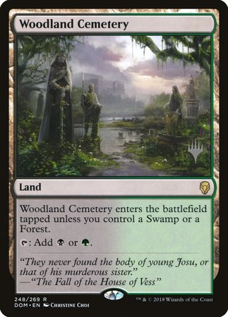 Woodland Cemetery [Dominaria Promos] | Nerdhalla Games