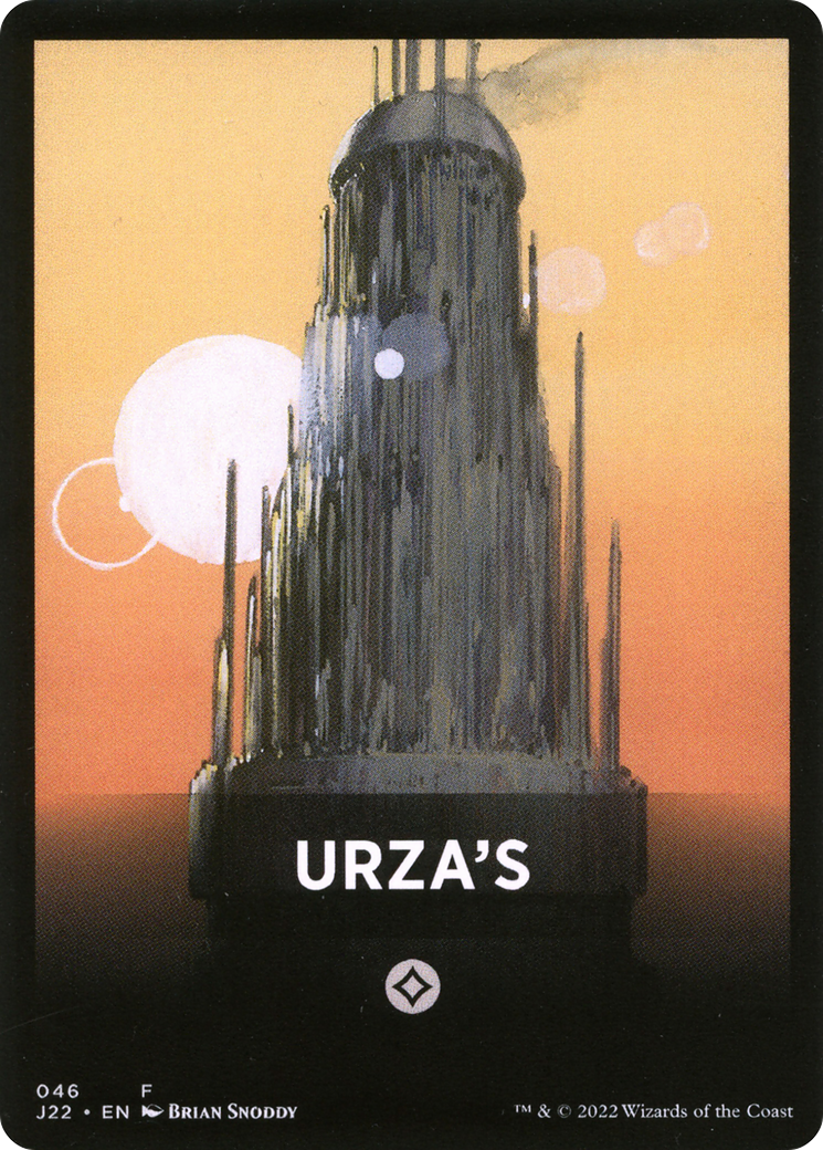 Urza's Theme Card [Jumpstart 2022 Front Cards] | Nerdhalla Games