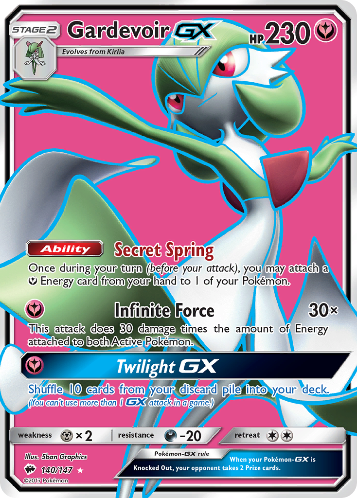 Gardevoir GX (140/147) [Sun & Moon: Burning Shadows] | Nerdhalla Games