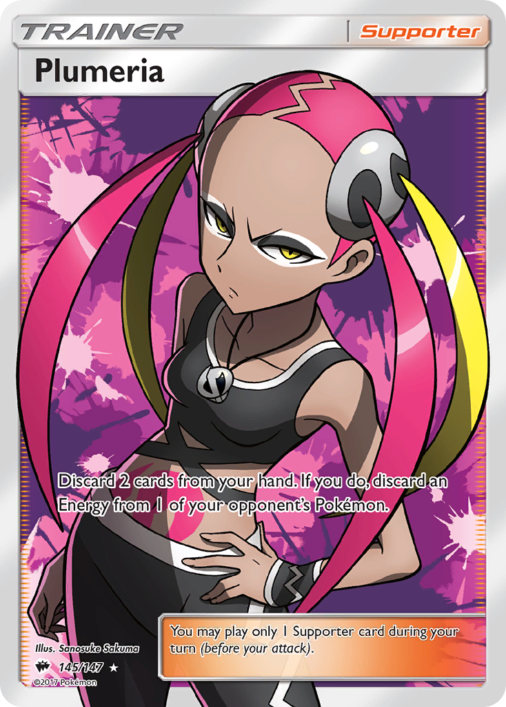 Plumeria (145/147) [Sun & Moon: Burning Shadows] | Nerdhalla Games