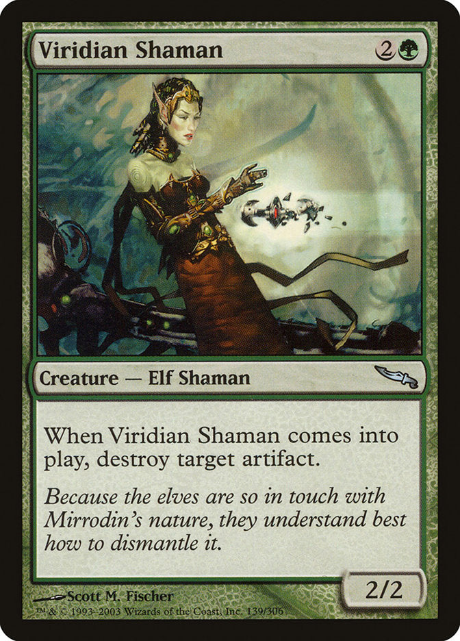 Viridian Shaman [Mirrodin] | Nerdhalla Games