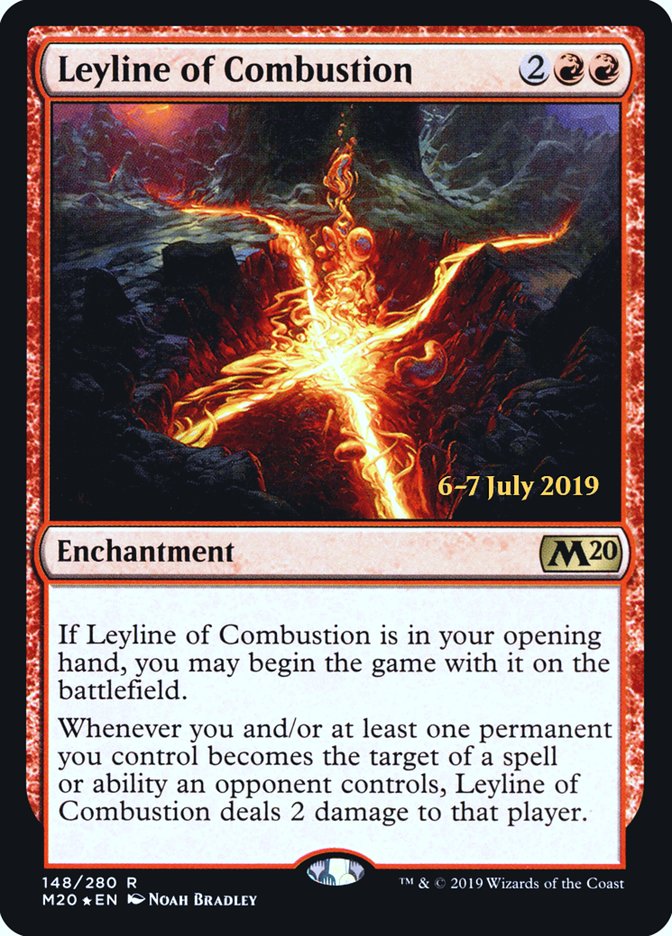 Leyline of Combustion  [Core Set 2020 Prerelease Promos] | Nerdhalla Games