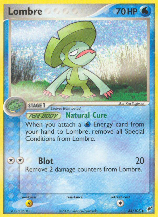 Lombre (34/107) [EX: Deoxys] | Nerdhalla Games