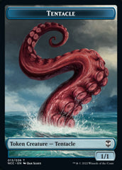 Tentacle // Clue Double-sided Token [Streets of New Capenna Commander Tokens] | Nerdhalla Games