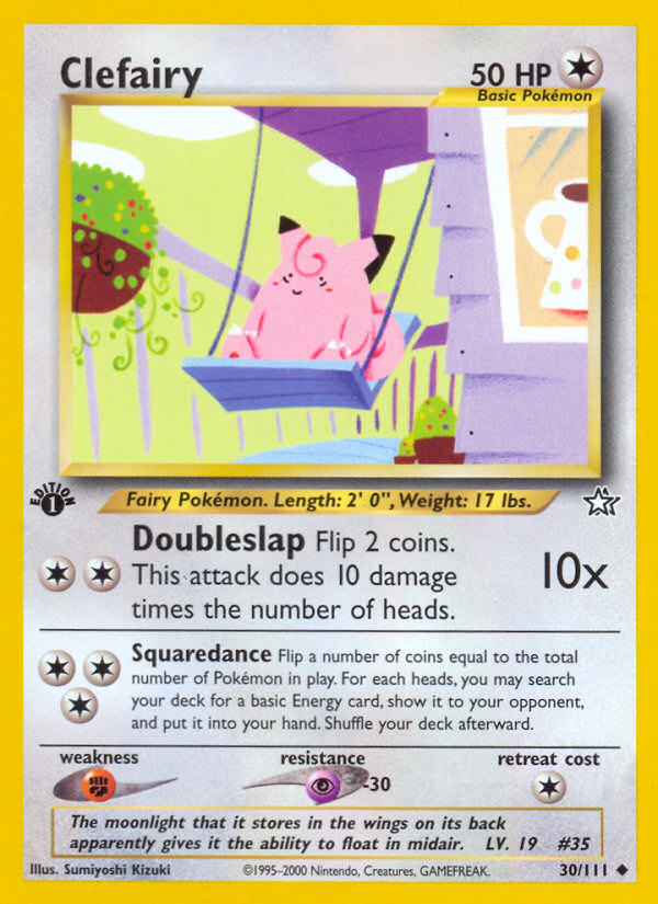 Clefairy (30/111) [Neo Genesis 1st Edition] | Nerdhalla Games