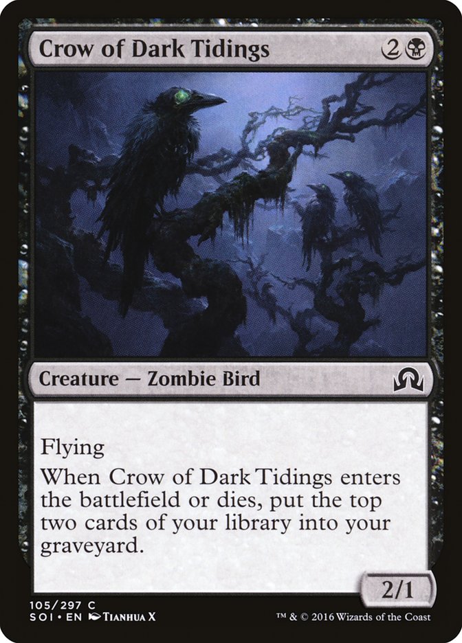 Crow of Dark Tidings [Shadows over Innistrad] | Nerdhalla Games