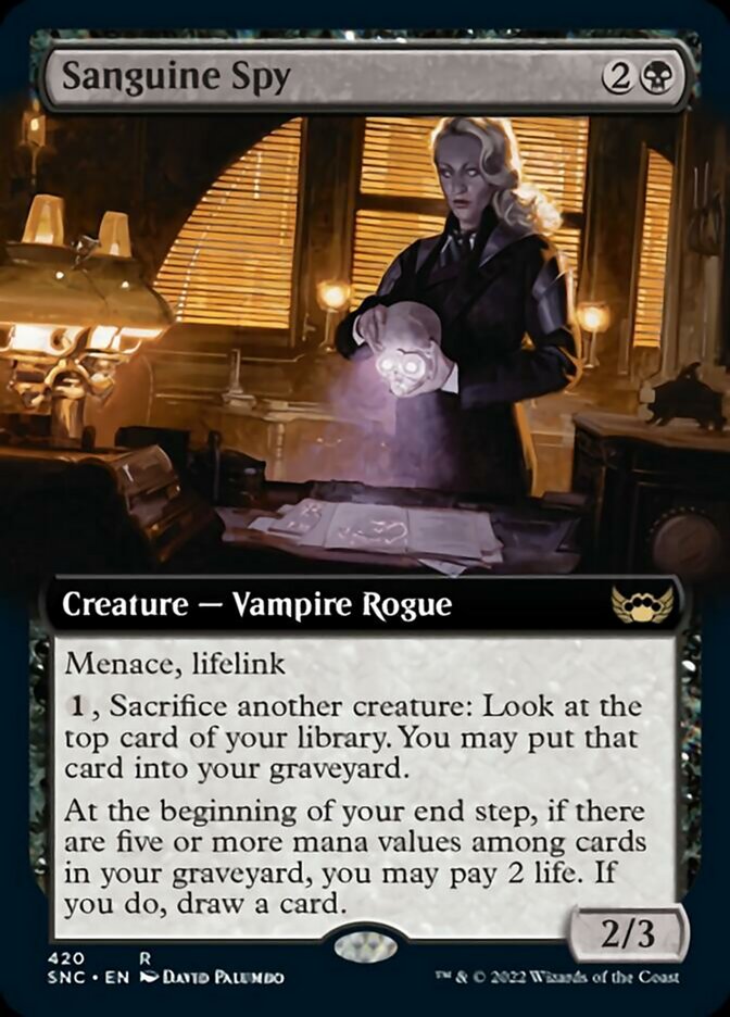 Sanguine Spy (Extended Art) [Streets of New Capenna] | Nerdhalla Games