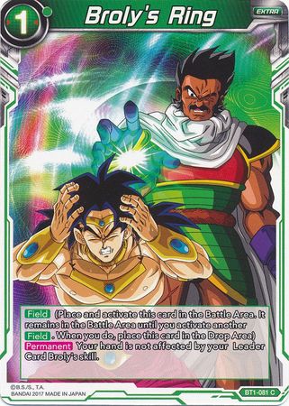 Broly's Ring [BT1-081] | Nerdhalla Games