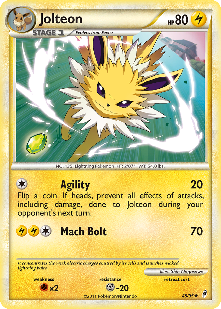 Jolteon (45/95) [HeartGold & SoulSilver: Call of Legends] | Nerdhalla Games