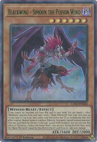 Blackwing - Simoon the Poison Wind (Green) [LDS2-EN040] Ultra Rare | Nerdhalla Games