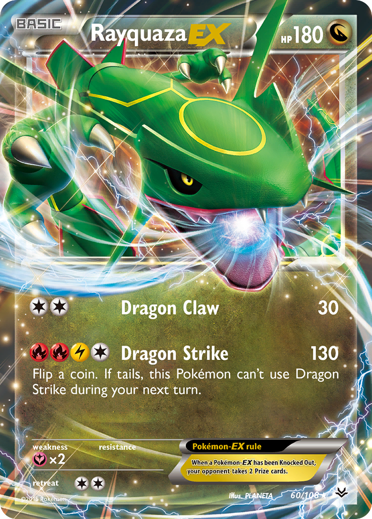 Rayquaza EX (60/108) [XY: Roaring Skies] | Nerdhalla Games