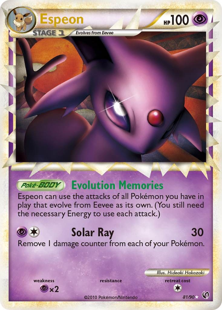 Espeon (81/90) [HeartGold & SoulSilver: Undaunted] | Nerdhalla Games