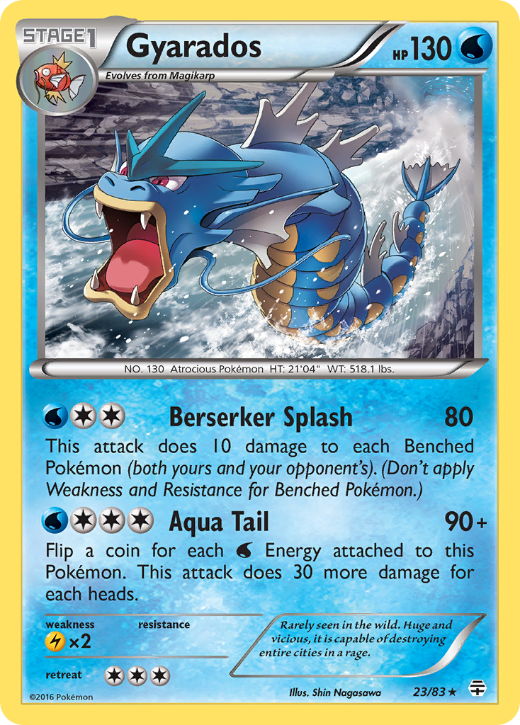 Gyarados (23/83) [XY: Generations] | Nerdhalla Games