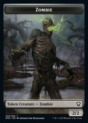 Saproling // Zombie Double-sided Token [Dominaria United Tokens] | Nerdhalla Games