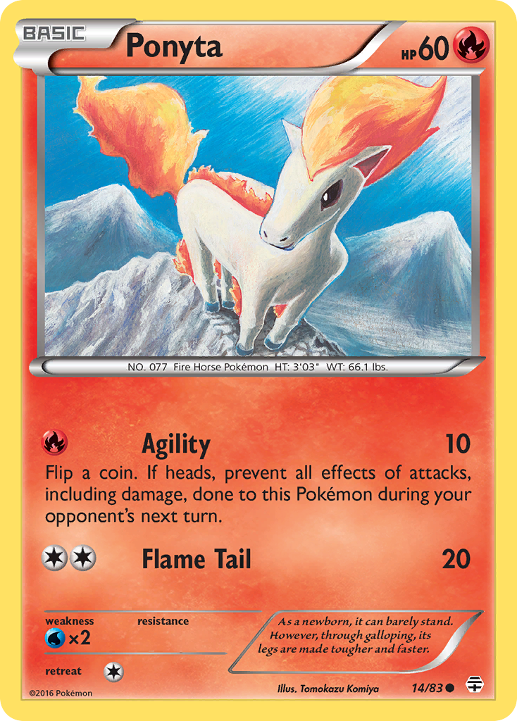 Ponyta (14/83) [XY: Generations] | Nerdhalla Games