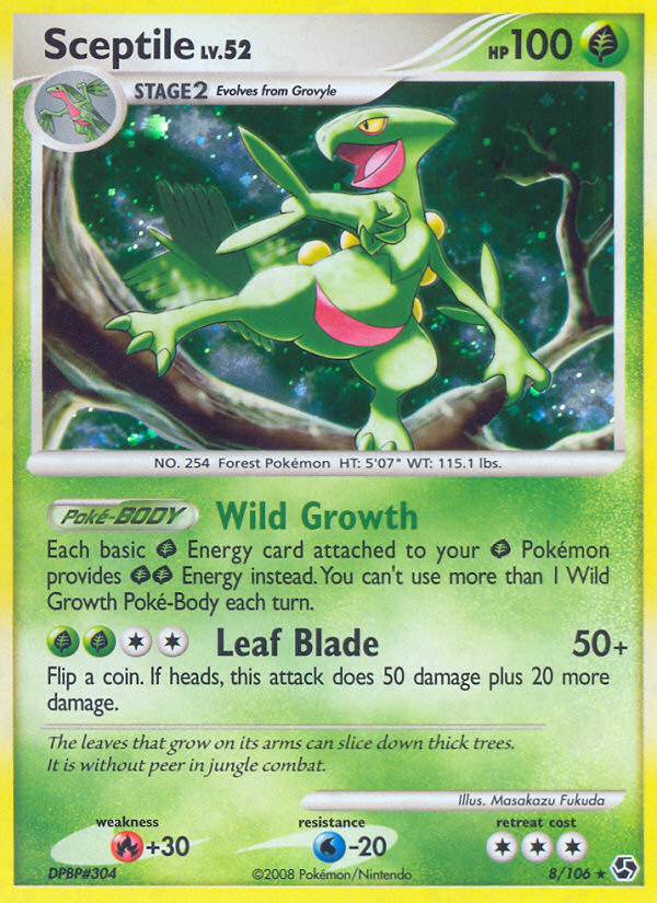 Sceptile (8/106) [Diamond & Pearl: Great Encounters] | Nerdhalla Games