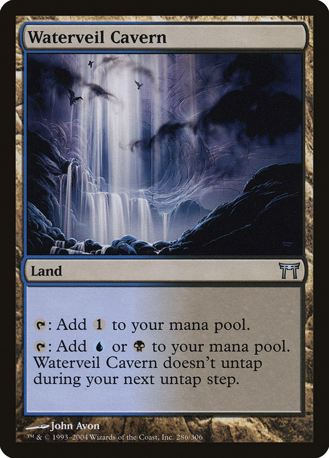 Waterveil Cavern [Champions of Kamigawa] | Nerdhalla Games