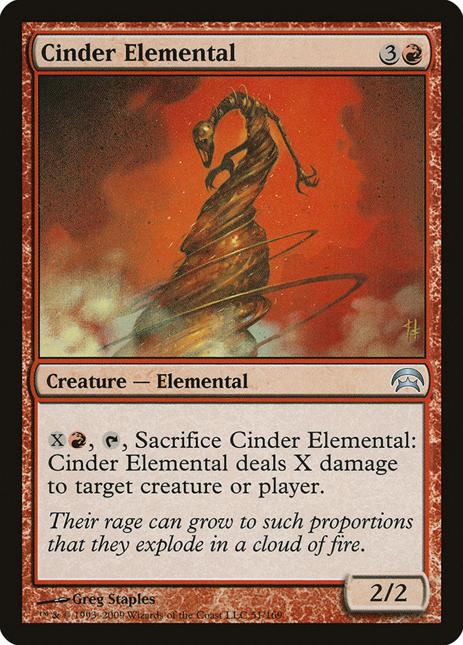 Cinder Elemental [Planechase] | Nerdhalla Games