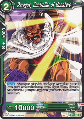 Paragus, Controller of Monsters [BT1-077] | Nerdhalla Games