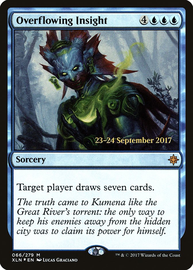 Overflowing Insight  [Ixalan Prerelease Promos] | Nerdhalla Games