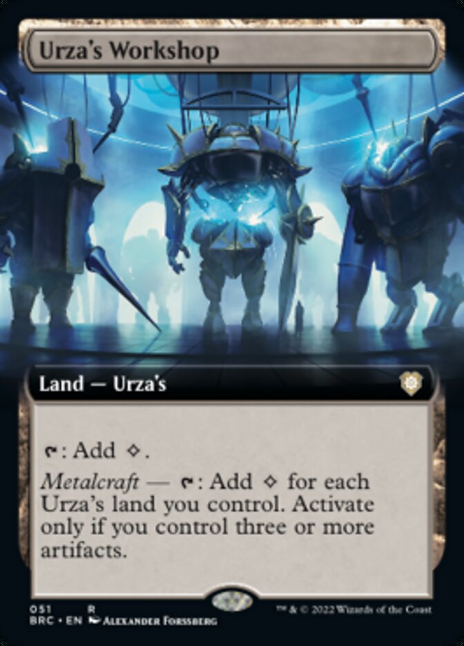 Urza's Workshop (Extended Art) [The Brothers' War Commander] | Nerdhalla Games