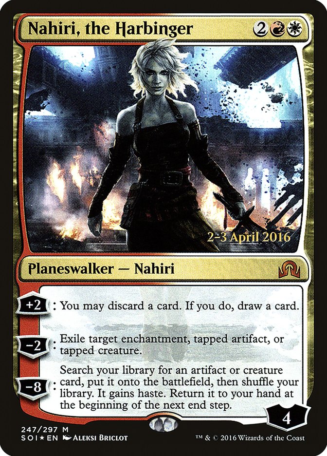 Nahiri, the Harbinger [Shadows over Innistrad Prerelease Promos] | Nerdhalla Games