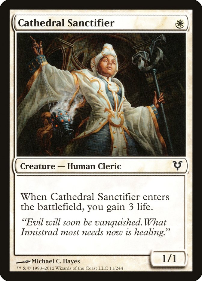 Cathedral Sanctifier [Avacyn Restored] | Nerdhalla Games