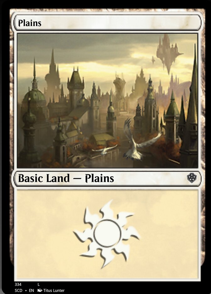 Plains (334) [Starter Commander Decks] | Nerdhalla Games