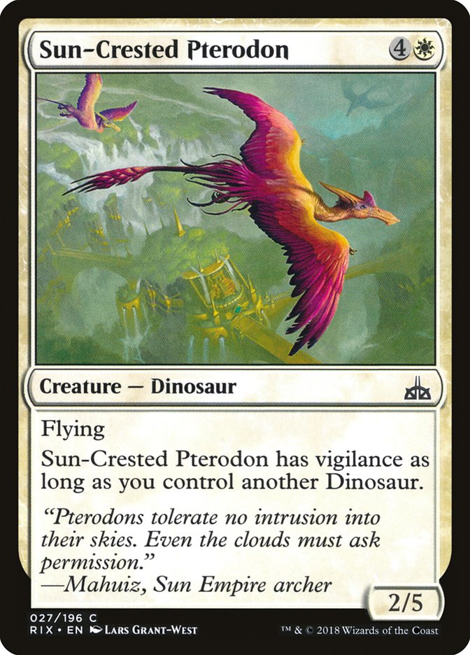 Sun-Crested Pterodon [Rivals of Ixalan] | Nerdhalla Games