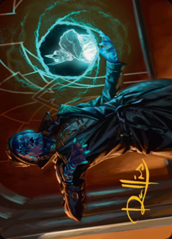 Kamiz, Obscura Oculus Art Card (Gold-Stamped Signature) [Streets of New Capenna Art Series] | Nerdhalla Games