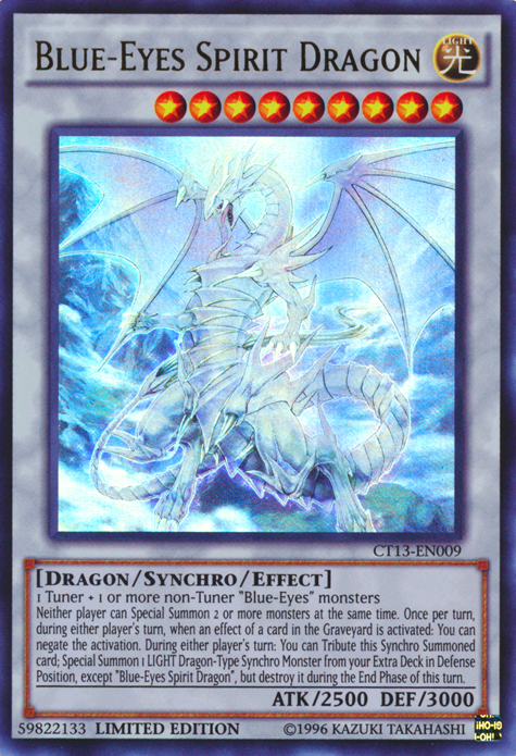 Blue-Eyes Spirit Dragon [CT13-EN009] Ultra Rare | Nerdhalla Games