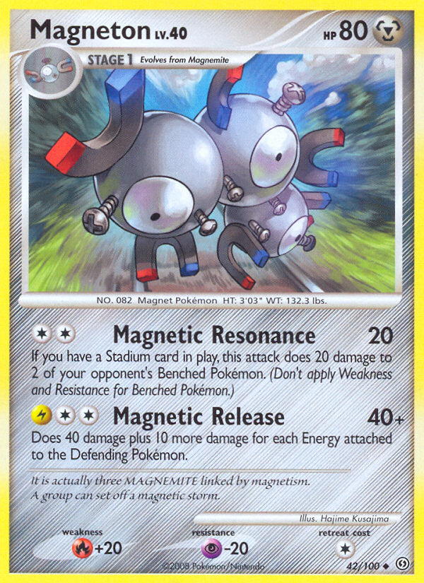 Magneton (42/100) [Diamond & Pearl: Stormfront] | Nerdhalla Games