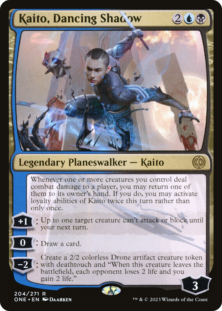 Kaito, Dancing Shadow [Phyrexia: All Will Be One] | Nerdhalla Games