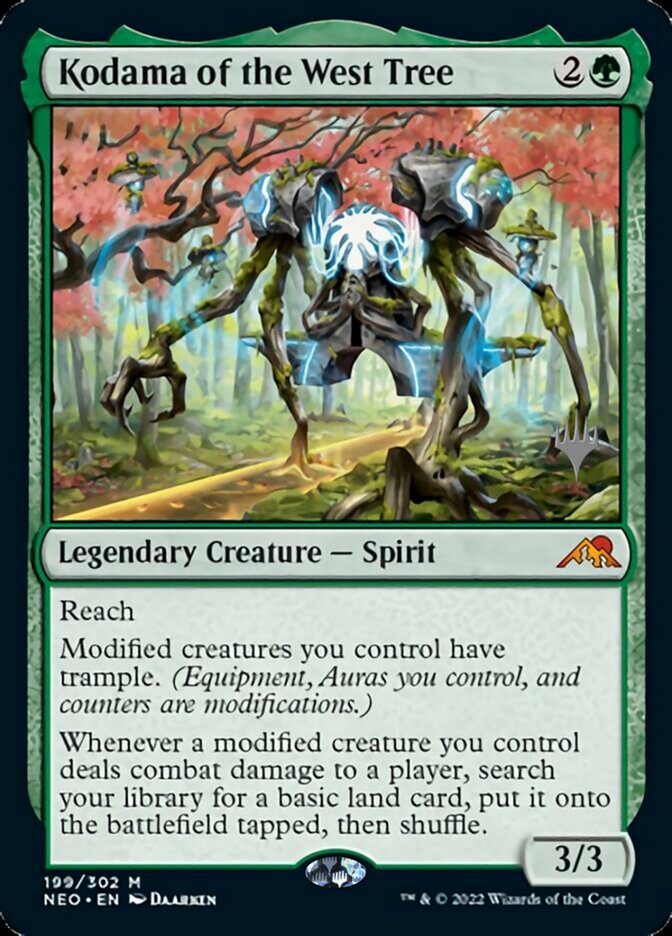 Kodama of the West Tree (Promo Pack) [Kamigawa: Neon Dynasty Promos] | Nerdhalla Games