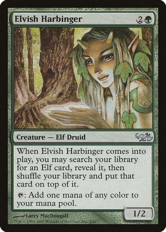 Elvish Harbinger [Duel Decks: Elves vs. Goblins] | Nerdhalla Games