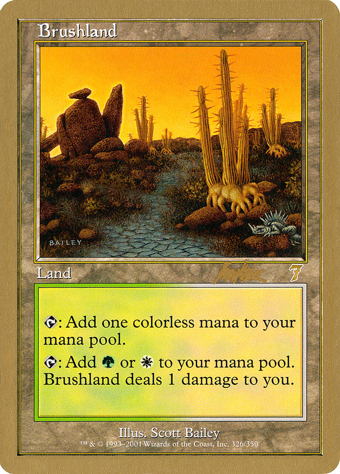 Brushland (Brian Kibler) [World Championship Decks 2002] | Nerdhalla Games