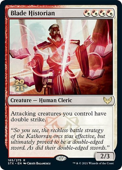 Blade Historian [Strixhaven: School of Mages Prerelease Promos] | Nerdhalla Games