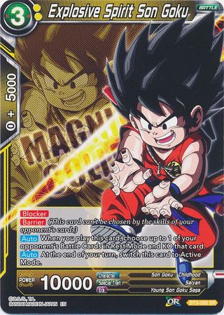 Explosive Spirit Son Goku [BT3-088] | Nerdhalla Games