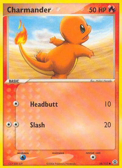 Charmander (58/112) [EX: FireRed & LeafGreen] | Nerdhalla Games