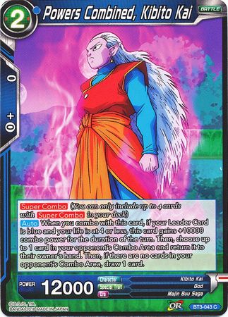 Powers Combined, Kibito Kai [BT3-043] | Nerdhalla Games