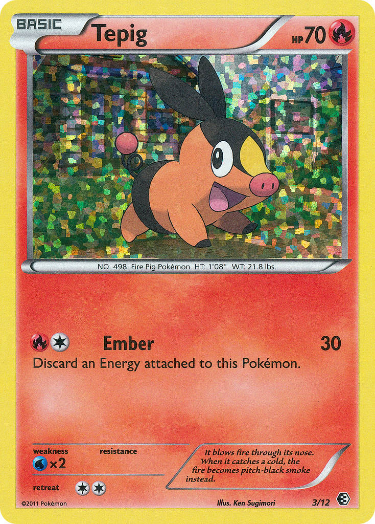 Tepig (3/12) [McDonald's Promos: 2011 Collection] | Nerdhalla Games