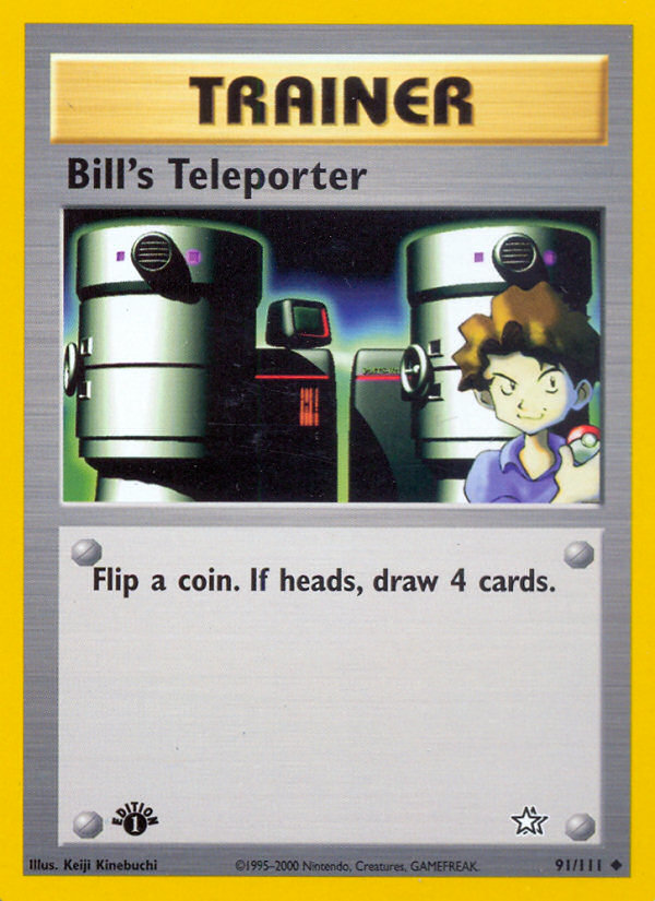 Bill's Teleporter (91/111) [Neo Genesis 1st Edition] | Nerdhalla Games