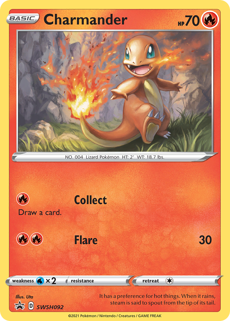 Charmander (SWSH092) [Sword & Shield: Black Star Promos] | Nerdhalla Games