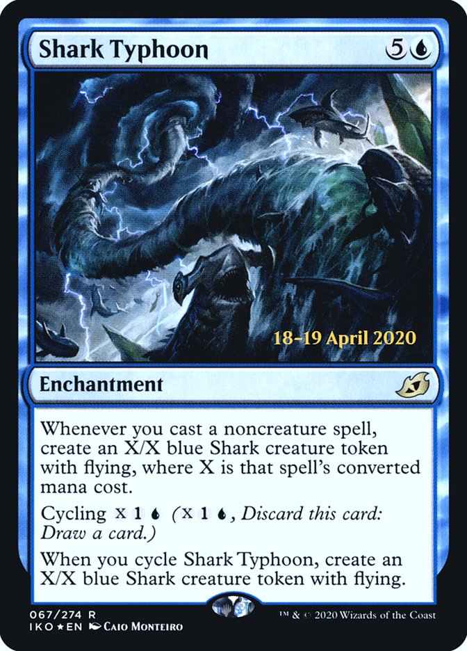 Shark Typhoon  [Ikoria: Lair of Behemoths Prerelease Promos] | Nerdhalla Games