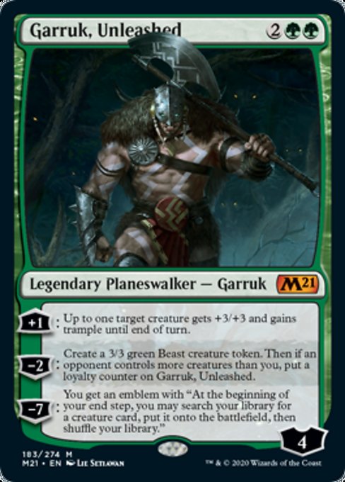 Garruk, Unleashed [Core Set 2021] | Nerdhalla Games