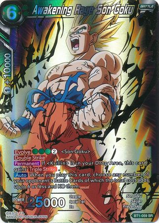 Awakening Rage Son Goku [BT1-059] | Nerdhalla Games